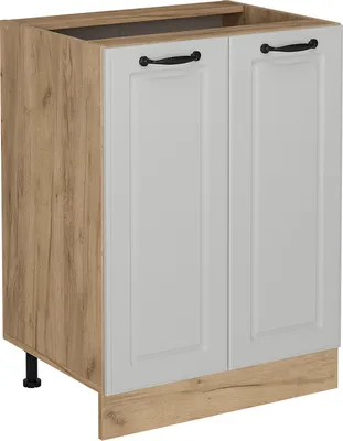 Produktbild von Küchenunterschrank Vicco R-Line Weiß Landhaus 60 cm ohne Arbeitsplatte, Model 53433