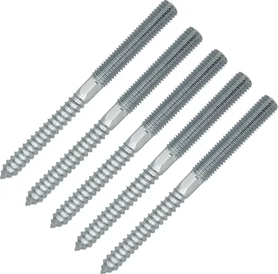 Produktbild von 5 x Stockschraube M10 x 120 mm verzinkt