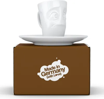 Produktbild von Fiftyeight Products Espresso Mug mit Henkel - verdutzt weiß