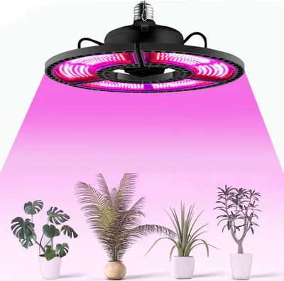 Produktbild von LED Faltbar Pflanzenlicht E27 500W Vollspektrum Gewächshaus Pflanze Wachstumslampe Pflanzenlampe