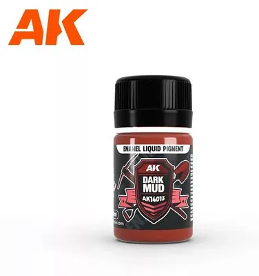 Produktbild von AK Interactive AK14013 - Dark Mud - Liquid Pigment 35Ml - Neu