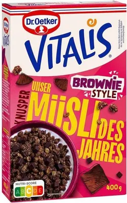 Produktbild von Vitalis Müsli des Jahres Brownie Style 400g