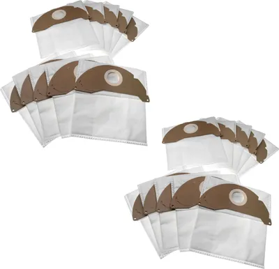 Produktbild von vhbw 20x Staubbeutel Ersatz für Kärcher 6.904-322.0 für Staubsauger - 26cm x 24cm Weiß
