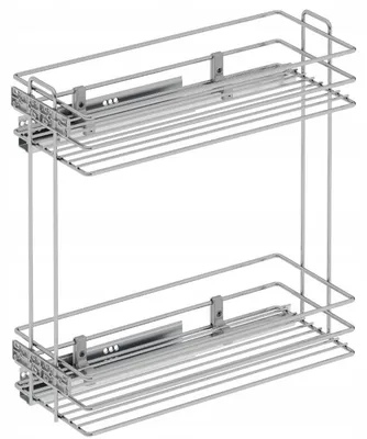 Image de Starax Cargo 20 S-2442-C chromé 2 niveaux droit