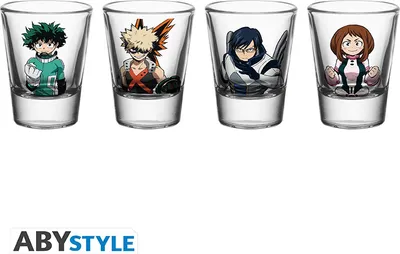 Produktbild von MY HERO ACADEMIA - Set of 4 shooters - Heroes