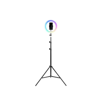 Produktbild von Havit ST7026 - Stativ mit RGB-Lichtring  schwarz