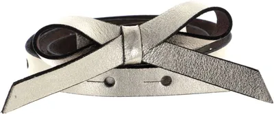 Produktbild von Vanzetti Leder Gürtel 15mm Belt W80 Platinumgold Metallic goldfarben
