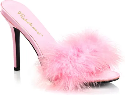 Produktbild von CLASSIQUE-01F Damen Slipper von Fabulicious, Rosa  , EU 44, US 14