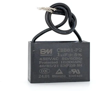 CBB61 Kondensator 450 V 1 µF für Ventilatoren und Motoren