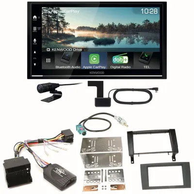 Produktbild von Kenwood DMX7722DABS Android Auto CarPlay Einbauset für Mercedes SLK R171