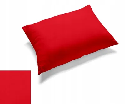 Image de Posciel-Hurt Taie d'oreiller Coton Rouge  50x60cm