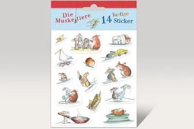 Produktbild von Die Muskeltiere - 14 Sticker
