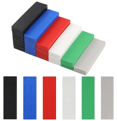 Kunststoff-Abstandshalter 60 Stück 100x28 mm 1-6 mm