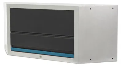 Immagine prodotto di Armadio angolare superiore HBM Deluxe con molle a gas per attrezzature da officina, nero/blu