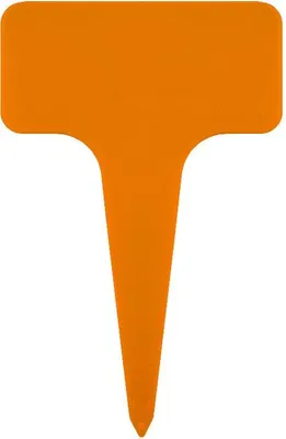 Produktbild von CombiCraft Schildförmige Stecketiketten 60x96 mm in Orange, 100 Stück