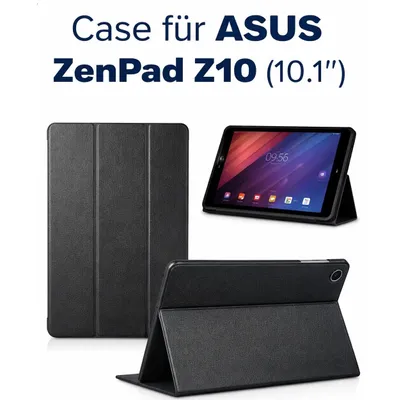Produktbild von Smart Cover für ASUS ZenPad Z10 10.1" schwarz 10 Z300M/Z300C/Z300CL/Z300CG Standfunktion Hülle Schutzhülle Tasche Etui schlank