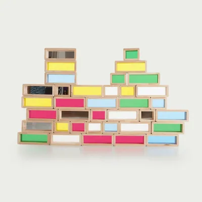 Produktbild von TickiT Regenbogen Bausteine Holzspielzeug - 36 Stück