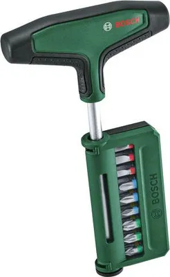 Produktbild von Handwerkzeuge Bit-Schraubendreher-Set mit T-Griff 19-teilig