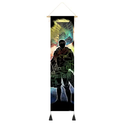 Produktbild von Attack on Titan Rollbild | Shingeki no Kyojin Poster 130x33cm | Erwin Smith