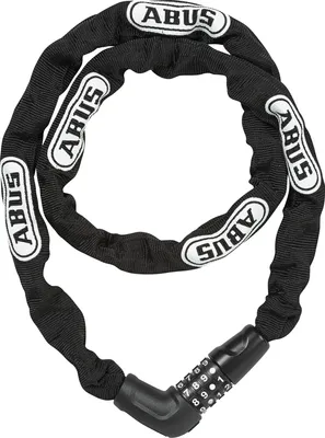 Produktbild von ABUS Kettenschloss Steel-O-Chain 5805C – Zahlenschloss aus 5 mm starken Stahlkette – ABUS-Sicherheitslevel 4 – 110 cm – Schwarz