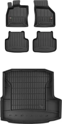 Produktbild von FROGUM Gummimatten Auto Fußmatten + Kofferraummatte für Skoda Octavia III 2012-16