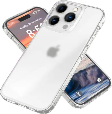 Produktbild von NALIA Matt-Transparentes Case für iPhone 16 Pro – Milchglas-Optik & Anti-Fingerprint – NYTE (Harte Rückseite & Silikon Bumper) – Marke aus Berlin