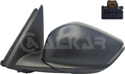 Produktbild von ALKAR 6143775 Außenspiegel Seitenspiegel Links für CITROËN C4 III (B) Beheizt Konvex Grundiert Elektrisch