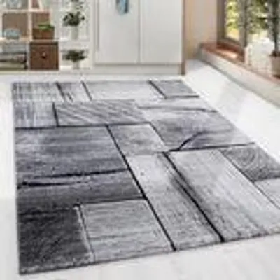 Produktbild von Homebyhome Teppich Wohnzimmer Modern 3D-Wandmuster Teppich, Kurzflor Teppich, Weich und Pflegeleicht, Grösse: 80x300 cm