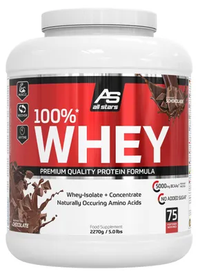 Produktbild von Allstars 100% WHEY-Protein 2270g Chocolate