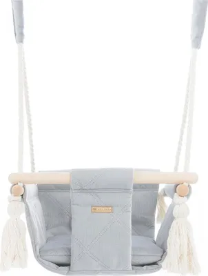 Produktbild von Babyschaukel mit Kissen silber