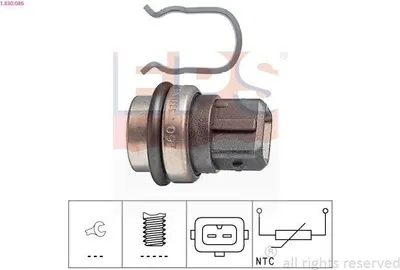 Produktbild von EPS 1.830.086 Kühlmitteltemperatursensor für VW Golf IV Schrägheck (1J1) Transporter IV Bus (70B, 70C, 7DB, 7DK, 70J, 70K, 7DC, 7DJ) GOLF III (1H1)