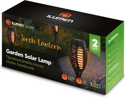 Image de Lampe torche solaire 2pcs Ilumen LS-100