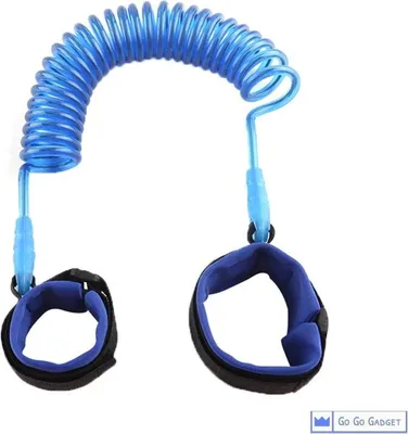 Image de Bracelet pour enfants | Sangle pour poignet | Harnais pour enfants | bleu | 2,5 mètres