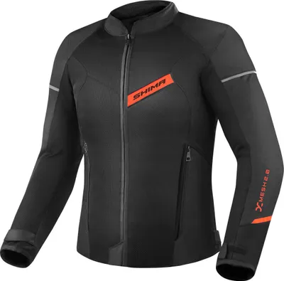 Produktbild von SHIMA X-Mesh 2.0 Motorrad Textiljacke, schwarz/rot, 3XL