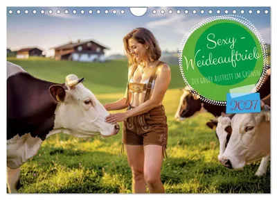 Produktbild von Sexy - Weideauftrieb (Wandkalender 2027 DIN A4 quer), CALVENDO Monatskalender