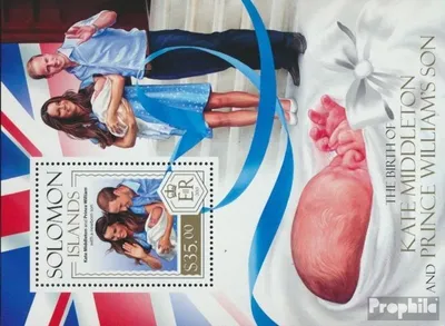 Produktbild von Briefmarken Salomoninseln 2013 Mi Block 239 (kompl. Ausg.) postfrisch Prinz Georg