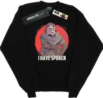 Produktbild von Star Wars - "The Mandalorian I Have Spoken" Sweatshirt für Damen BI38791 (M) (Schwarz)