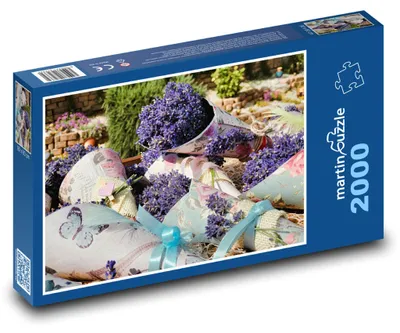 Obrázek produktu pro Puzzle 2000 Levandule - květiny, kytice - martinpuzzle