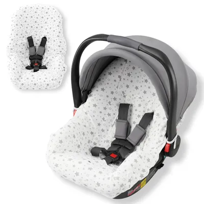 Produktbild von Universeller Sommerbezug für Baby-Autositz aus Baumwolle