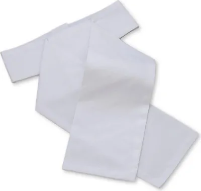 Productafbeelding van Shires - Geknoopte das ER154 (maat S) (wit)
