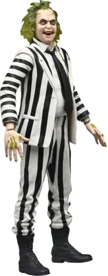 A full-body shot of a Beetlejuice action figure.