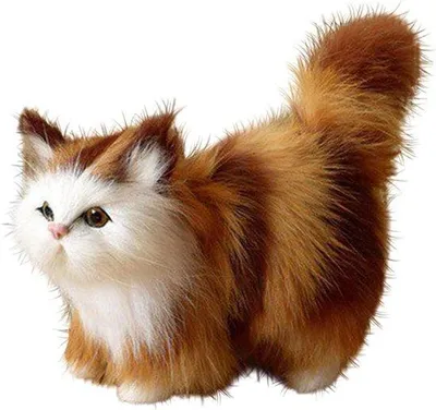 Immagine prodotto di Peluche realistici - Gatti realistici - Peluche kawaii - Regalo per bambini - Giocattoli per gatti - 12 x 12 x 6 cm