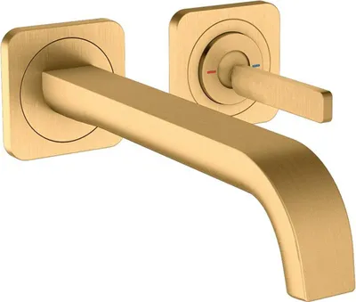 Immagine prodotto di hansgrohe AXOR Citterio E Mitigeur monocommande de lavabo encastré avec rosaces pour montage mural, 36106950, 36106950