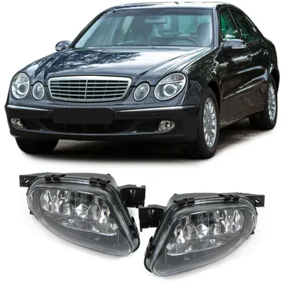 Für Mercedes E-Klasse W211 2002-2006 Nebelscheinwerfer SET LINKS + RECHTS in der Farbe von Carparts-Online GmbH