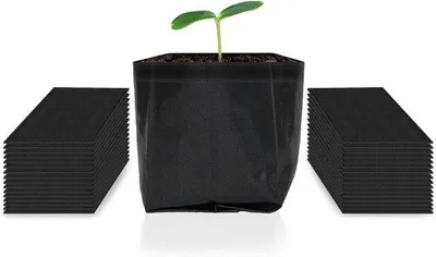 Productafbeelding van Famanu zaadkweekzakken 1/2 - verpakking van 50 stuks. Plantpotjes voor het zaaien