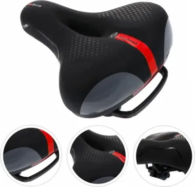 Zdjęcie produktu dla Ergonomiczne siodełko rowerowe z amortyzacją żelową, GEL