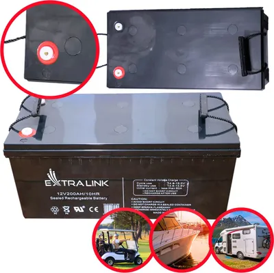 Obrázek produktu pro Extralink AGM baterie 12V 200Ah, bezúdržbová VRLA