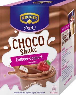 Produktbild von KRÜGER YOU Choco Shake 10026645 Erdbeere-Joghurt 8St