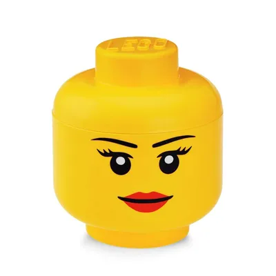 Produktbild von LEGO Aufbewahrungskopf (Größe L) – Mädchen
