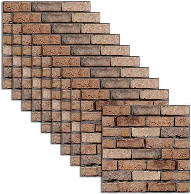 Obrázok produktu pre Sada samolepiacich nástenných panelov, 3D nástenné panely, 30 x 30 cm, obklad do obývacej izby a spálne